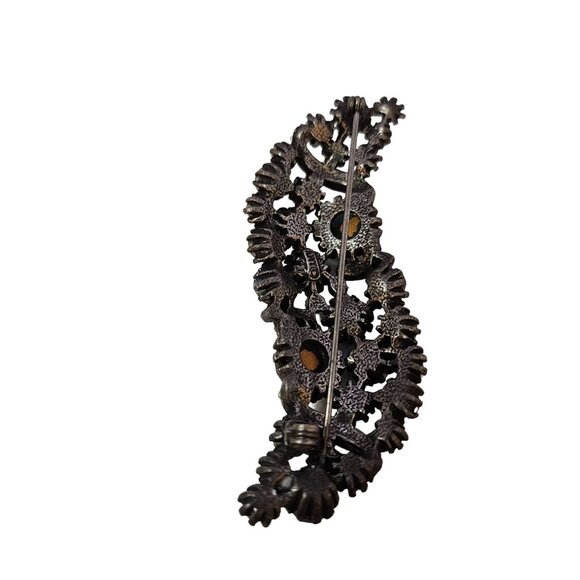 Vintage Signed ART Blingy Free Form Brooch (A4367) - Picture 4 of 5